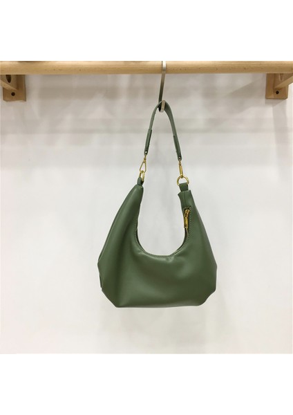 Haki Kore Tarzı Yumuşak Pu Deri Bayan Koltukaltı Çanta Şık Tasarım Pileli Hobos Omuz Çantaları Kadın Alışveriş Için Crossbody Çanta (Yurt Dışından) modelleri