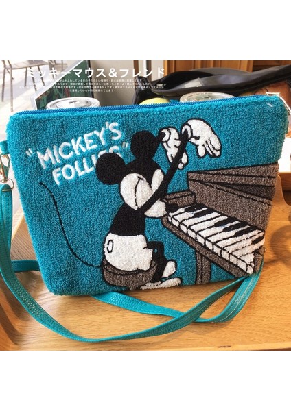 Q Disney Winnie The Pooh Aile Sevimli Üç Gözlü Mickey Minnie Donald Duck Papatya Kız Omuz Askılı Çanta Doğum Günü Hediyesi (Yurt Dışından)