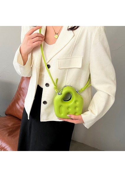 Kahverengi Sevimli Bozuk Para Cüzdanı Ruj Paketi Moda Çanta Kadınlar Için 2022 Bahar Kabartmalı Omuz Çantası Pu Deri Crossbody Mini Çanta Bayanlar (Yurt Dışından) fırsatları