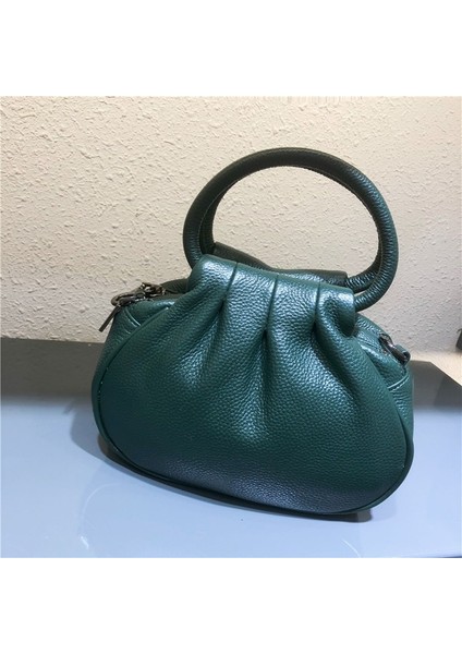 Yeni Gelmesi Kahverengi Lüks Dantelli Tasarım Dana Deri Omuz Çantaları Kadın Çantaları Için 100% Gerçek Deri Hobo Crossbody Çanta Küçük Anne Çanta (Yurt Dışından)