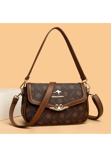 Yl Koyu Kahverengi Marka Deri Kadınlar Için Crossbody Çanta 2022 Bayanlar Lüks Tasarımcı Çanta Yüksek Kaliteli Omuz Çantası Sac Çapraz Vücut Çanta Kadın (Yurt Dışından) fiyatları