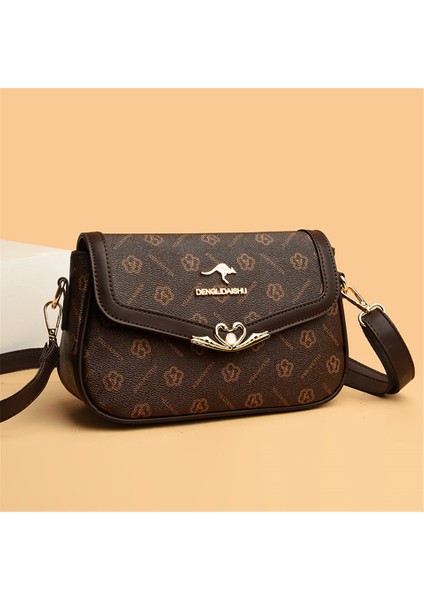 Yl Koyu Kahverengi Marka Deri Kadınlar Için Crossbody Çanta 2022 Bayanlar Lüks Tasarımcı Çanta Yüksek Kaliteli Omuz Çantası Sac Çapraz Vücut Çanta Kadın (Yurt Dışından) modelleri