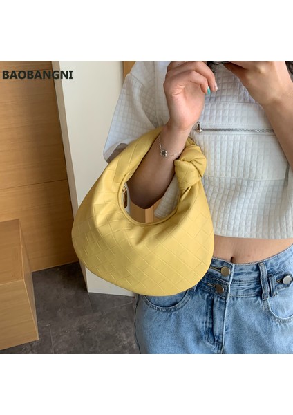 Siyah Kadınlar Vintage Tote Çanta Pu Deri Küçük Omuz Çantası Bayan Moda Subaxillary Çantalar Zarif Çanta Kız El Çantası (Yurt Dışından)