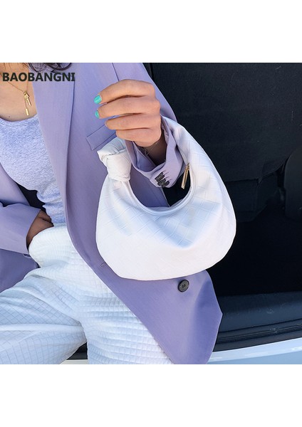 Siyah Kadınlar Vintage Tote Çanta Pu Deri Küçük Omuz Çantası Bayan Moda Subaxillary Çantalar Zarif Çanta Kız El Çantası (Yurt Dışından)