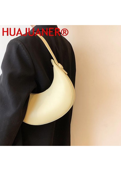 Kahverengi Kadınlar Için Yeni Omuz Çantası Düz Renk Küçük Pu Deri Sevimli Hobo Trend Çanta ve Çanta Bayan Tatlı Tote Koltukaltı Çantası (Yurt Dışından) fırsatları