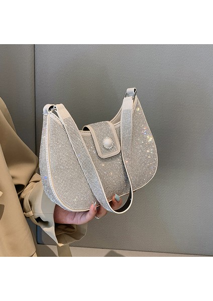 Pembe Lüks Tasarım Bayan Çanta Marka Omuz Koltuk Altı Çantası Kadınlar Için 2022 Elmas Dolu Kadın Crossbody Çanta Şık Taşınabilir Kılıf (Yurt Dışından) indirimleri