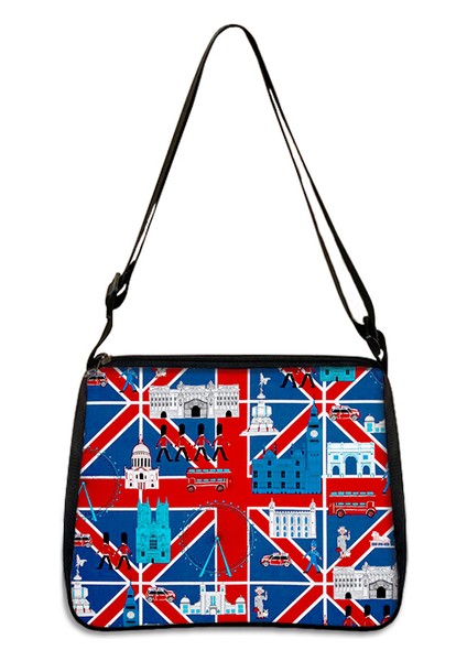 YXBLONDONC02CW Güzel Manzara Eyfel Kulesi/londra Manzara Desen Çanta Kadın Moda Koltukaltı Çantaları Seyahat Için Omuz Çantası Hediye (Yurt Dışından)