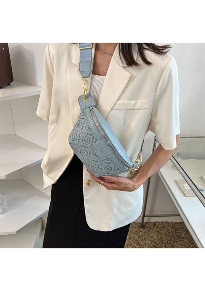 Siyah Kadın Bel Paketleri Geniş Kayış Crossbody Göğüs Çantası Kadın Fanny Paketi Bel Çantası Kadın Moda Rahat Seyahat Crossbody Omuz Çantası (Yurt Dışından) indirimleri