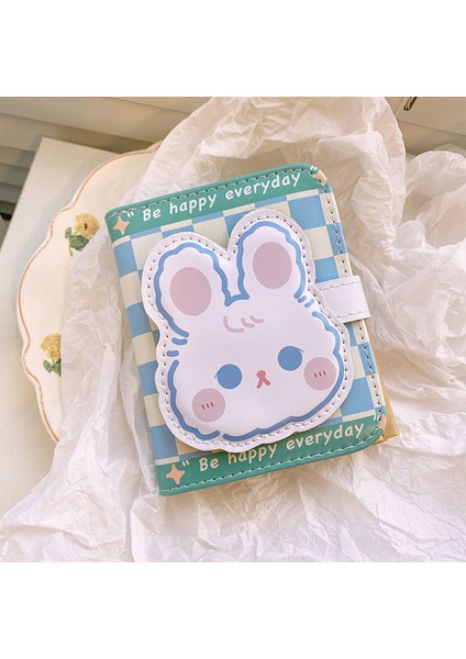 Kırmızı Moda Karikatür Cüzdan Sevimli Bayanlar Cüzdan Kawaii Tavşan Ayı Kafes Öğrenci Kartı Tutucu Çoklu Kart Yuvaları Mini Flap Çanta (Yurt Dışından) fiyatları