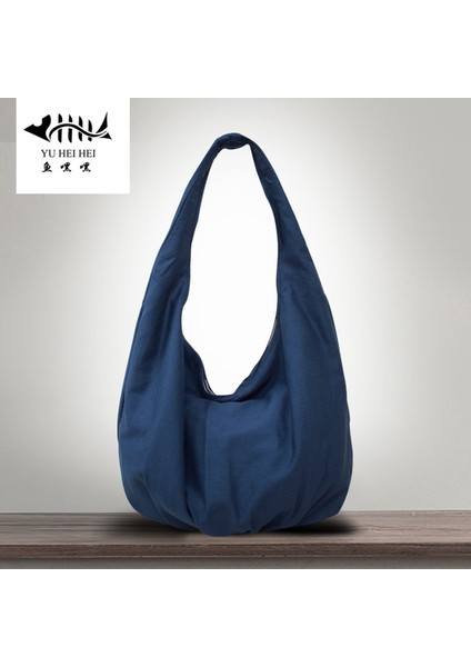 Kadın Çantası Mavi Vintage Tote Kadın Çanta Omuz Çantaları Hobos Çanta Kadın Anne Hediye Boho Yahudi Retro Pamuk Hobos Fringe Bohemian Çanta Çanta (Yurt Dışından) fiyatları