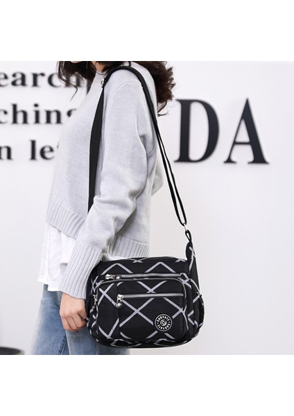D Kadın Bez Omuz Çantası Su Geçirmez Naylon Çanta Anne Rahat Messenger Çanta Kadınlar Için Moda Crossbody Çanta Bolsa Feminina #38 (Yurt Dışından) modelleri