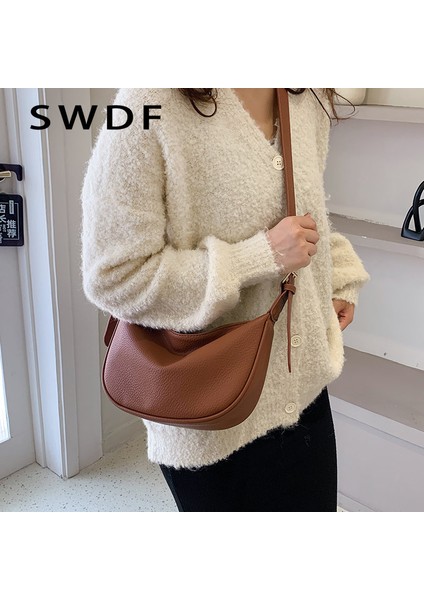 Kahve 2023 Moda Kadınlar Için Crossbody Çanta Yumuşak Pu Deri Omuz Çantaları Kadın Postacı Çantası Seyahat Hobos Çanta Çanta Kadın Çanta (Yurt Dışından) fırsatları