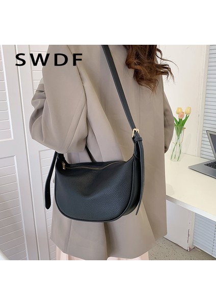 Kahve 2023 Moda Kadınlar Için Crossbody Çanta Yumuşak Pu Deri Omuz Çantaları Kadın Postacı Çantası Seyahat Hobos Çanta Çanta Kadın Çanta (Yurt Dışından) indirimleri