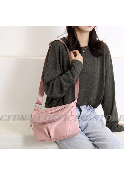 Gri Cfun Ya Boho Yaz Çanta Kadınlar Için Küçük Çanta Naylon Çanta Kızlar Crossbody Çanta Seyahat Çantası Rahat Bayanlar Moda Omuz Çantası (Yurt Dışından) indirimleri