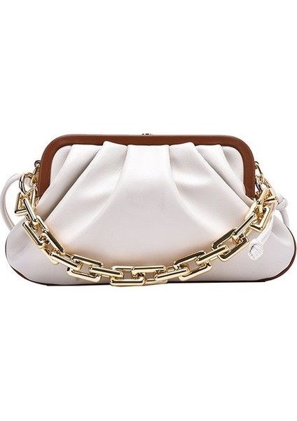 Beyaz Zincirli Yeni Çanta Moda Cüzdanlar ve Çantalar Lüks Tasarımcı Çantalar Kadınlar Için 2020 Lüks Çanta Omuz Çantası Crossbody Çanta (Yurt Dışından)