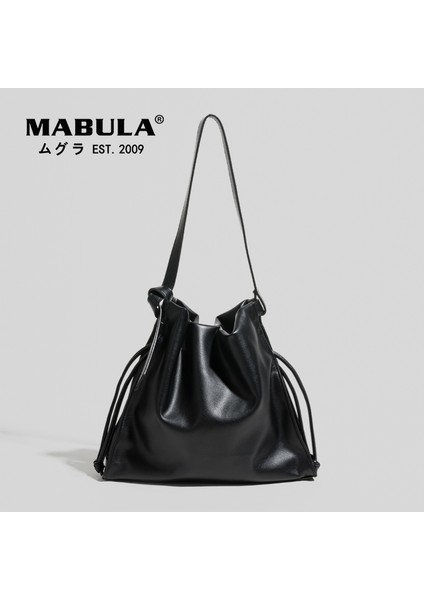 E Mabula Vintage Kadın Hobo Çanta Yumuşak Deri Ipli Kare Omuz Çantası Basit Şık Büyük Çalışma Çantası (Yurt Dışından) modelleri