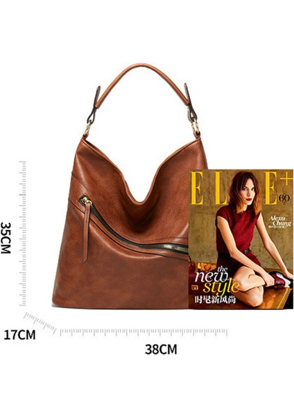 Bordo Yüksek Kaliteli Rahat Kadın Çanta Bayanlar Casual Tote Ispanyol Marka Omuz Çantaları Kadınlar Için Yumuşak Deri Çanta Kadın Çantası Bolsos (Yurt Dışından) fırsatları