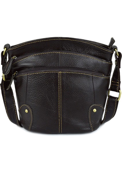 Kahve % 100% Inek Derisi Kadın Crossbody Çanta Hakiki Deri Küçük Postacı Çantası Bayanlar Için Omuz Çantası 2021 Bolsa Feminina Bolso Mujer AR01 (Yurt Dışından)