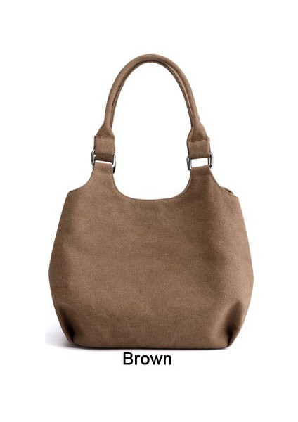 Kumral Zarif Bayanlar Hobo Omuz Çantası Kadın Çanta Tuval Üst-Kolu Çanta Messenger Çanta Kadın Tuval Crossbody Çanta Kılıf (Yurt Dışından)