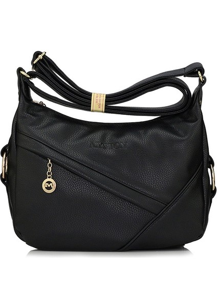 Siyah Moda Yumuşak Deri Kadın Çanta Çanta Katı Fermuar Yüksek Kaliteli Kadın Çantası Rahat Kadın Messenger Omuz Çantaları Bolsa Femininas (Yurt Dışından) modelleri