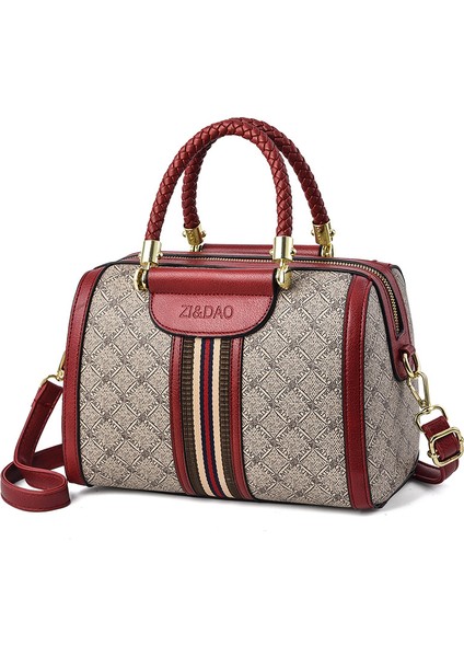 Stil 4 2021 Yeni Moda Trendi Kadın Taşınabilir Messenger Çanta Kadın High-End Tasarım Geometrik Desen Kadın Omuz Çantası (Yurt Dışından) indirimleri
