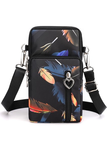COLOR17 2022 Kanvas Çanta Cep Telefonu Çantası Kadın Askılı Çanta Tüm Maç Mini Küçük Crossbody Çanta Asılı Boyun Bozuk Para Cüzdanı Çanta (Yurt Dışından) indirimleri