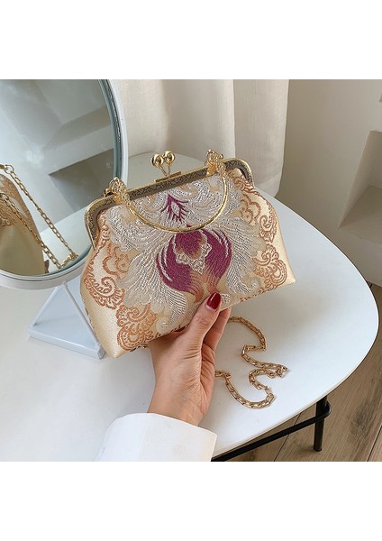 21 Çin Nakış Cheongsam Çanta Kadın Çin Takım Elbise Zarif Retro Çanta Antika Küçük Çanta Çanta Kadın Çantası 2022 Trendi (Yurt Dışından) modelleri