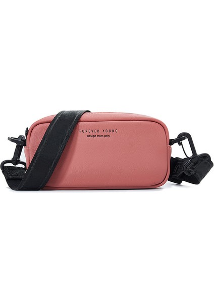 Derin Pembe Aliwood Marka Trendy Deri Kadın Çanta Küçük Flap Tasarımcı Omuz Messenger Çanta Dişiler Crossbody Çanta Çanta Yüksek Kalite (Yurt Dışından)