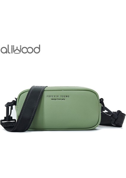Derin Pembe Aliwood Marka Trendy Deri Kadın Çanta Küçük Flap Tasarımcı Omuz Messenger Çanta Dişiler Crossbody Çanta Çanta Yüksek Kalite (Yurt Dışından) fiyatları