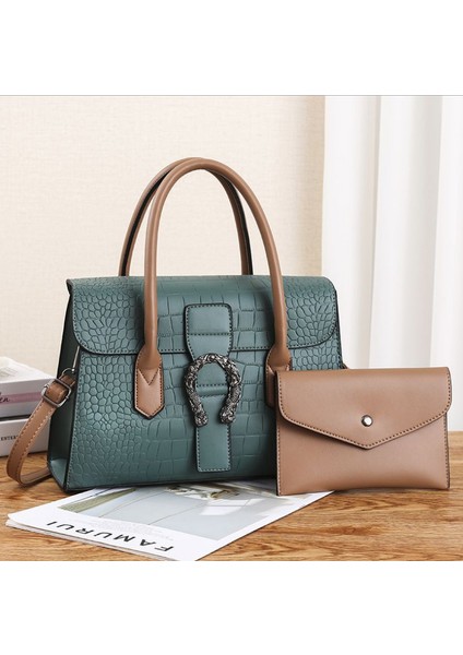 Fotoğraf Rengi 2 Adet/takım Kadın Çantaları Moda Rahat Kılıf Lüks Çanta Tasarımcısı Omuz Çantaları Yeni Çantalar Kadın Kompozit Çanta Bolsos El Çantaları (Yurt Dışından) fırsatları