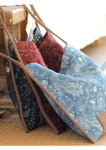 Sarı Kadın Moda Pamuk Yumuşak Kumaş Boho Chic Çiçek Hımbıl Hobo Çanta Kadın Rahat Bohemian Hippi Çingene Ibiza Omuz Çantası Çanta (Yurt Dışından) indirimleri