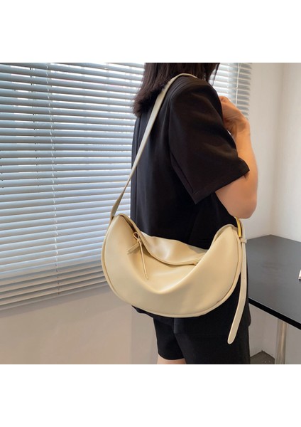 Haki Kadınlar Için Crossbody Çanta Retro Pu Deri Bayan Askılı Çanta Büyük Kapasiteli Vintage Çanta Basit Yumuşak Ayarlanabilir Omuz Çantası (Yurt Dışından) indirimleri