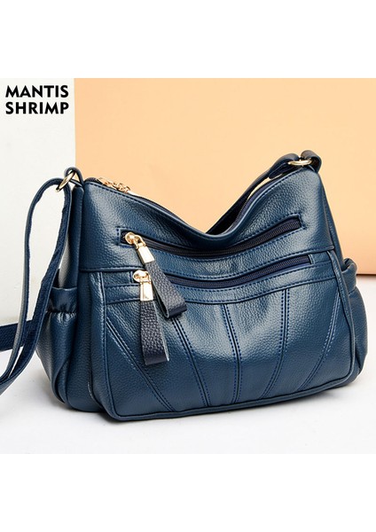 Gri Kadın Çantası Yumuşak Messenger Hobos Tasarımcı Vintage Siyah Omuz Çantaları Kadınlar Için 2022 Marka Yüksek Kaliteli Pu Deri Crossbody Paketi (Yurt Dışından) fiyatları