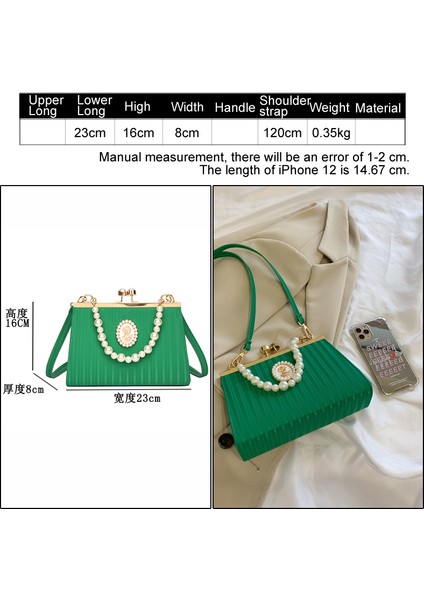 Pembe Düğün Akşam Çantası Incilerle Zarif Çantalar Kadınlar Için Ziyafet Moda Çantalar Kadınlar Için Lüks Tasarımcı Bayan Crossbody Çantalar (Yurt Dışından) modelleri