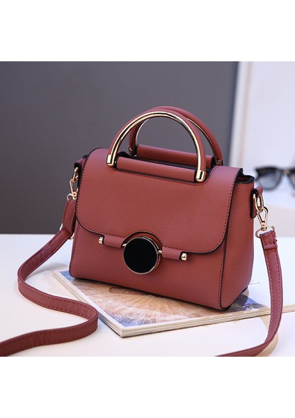 Derin Pembe Yıngpeı Kadın Mesaj Çanta Marka Kadın Çanta Çanta Moda Mini Çanta Genç Kızlar Için Payetli Kilit Hediyeler (Yurt Dışından)