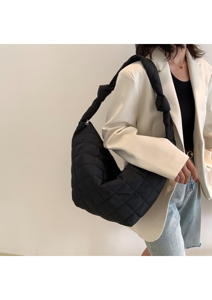 Mor Moda Kadın Aşağı Çanta Uzay Yastıklı Hobo Çanta Kadın Marka Tasarım Çanta Omuz Çantaları Naylon Kapitone Rahat Bayan Tote Çanta (Yurt Dışından) fiyatları