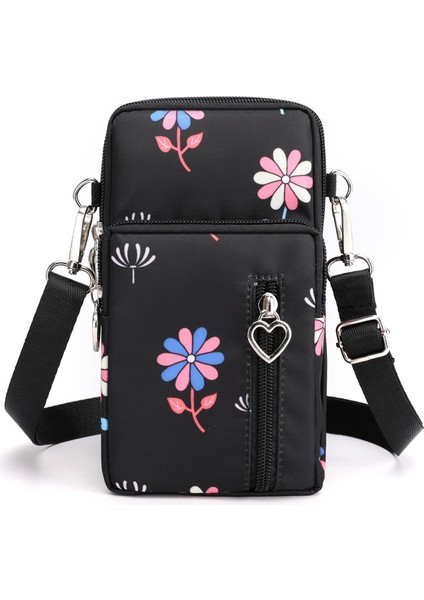 Renk 21 Küçük Omuz Çantaları Naylon Kadın Cep Telefonu Çantaları Mini Kadın Messenger Çanta Bayan Cüzdan Yeni Crossbody Çanta Spor Cüzdan Bolsos (Yurt Dışından)