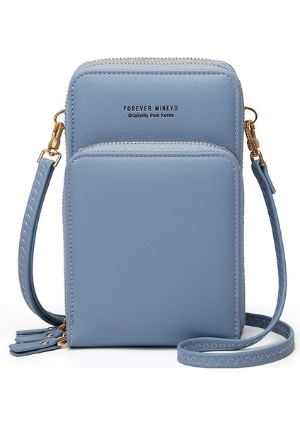 Pembe 2021 Yeni Dokunmatik Ekran Cep Telefonu Çanta Omuz Çantaları Kadın Messenger Çanta Kart Cüzdan Şeffaf Crossbody Çanta Cep Telefonu Çanta (Yurt Dışından) fiyatları