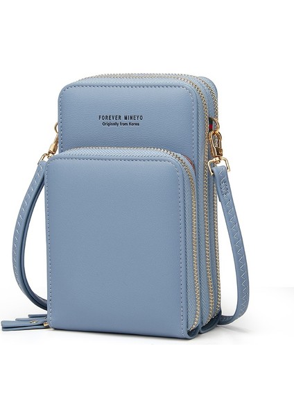 Pembe 2021 Yeni Dokunmatik Ekran Cep Telefonu Çanta Omuz Çantaları Kadın Messenger Çanta Kart Cüzdan Şeffaf Crossbody Çanta Cep Telefonu Çanta (Yurt Dışından) modelleri