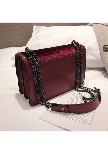 Yeşil 2022 Moda Yılan Derisi Kadife Omuz Messenger Crossbody Çanta Kadın Çanta Vintage Bayanlar Debriyaj Rahat Kılıf Kadın Çanta (Yurt Dışından) fırsatları