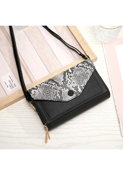 Sarı Patchwork Yılan Baskı Kadın Omuzdan Askili Çanta Pu Deri Crossbody Çanta Çapraz Çanta Büyük Kapasiteli Çok Fonksiyonlu Debriyaj Bozuk Para Cüzdanı (Yurt Dışından) fiyatları
