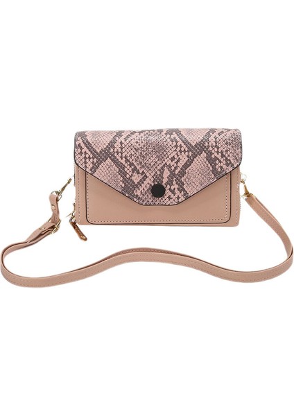 Sarı Patchwork Yılan Baskı Kadın Omuzdan Askili Çanta Pu Deri Crossbody Çanta Çapraz Çanta Büyük Kapasiteli Çok Fonksiyonlu Debriyaj Bozuk Para Cüzdanı (Yurt Dışından) indirimleri