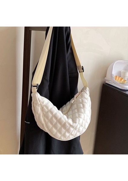 Bej Yeni Kadın Alışveriş Çantası Moda Basit Düz Renk Kızlar Için Crossbody Çanta Hobos Sac Marka Tasarımcısı Omuz Çantası Bayan Çanta (Yurt Dışından) fiyatları
