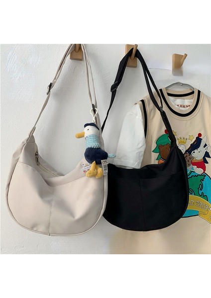 Mavi Withbear Küçük Moda Klasik Basit Askılı Çanta Japon Harajuku Fermuarlı Kadın Çantaları Bayan Naylon Su Geçirmez Tuval Omuz Çantaları Çanta (Yurt Dışından) fiyatları