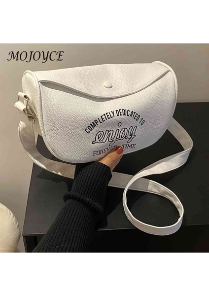 Kahverengi Mektup Baskılı Crossbody Çanta Moda Hamur Torbası Pu Deri Rahat Taşınabilir Hafta Sonu Tatili Için Basit Yumuşak Büyük Kapasiteli (Yurt Dışından) fırsatları