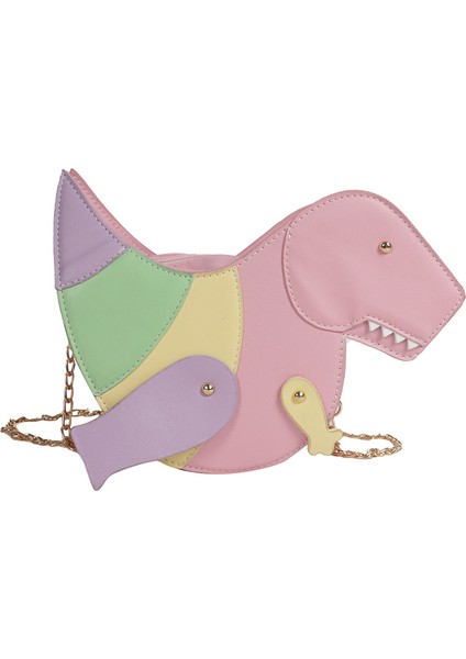 A708-R Komik 3D Karikatür Hayvan Dinozor Stegosaurus T-Rex Çanta Perçin Zinciri Rahat Kadın Crossbody Bolsa Mochila Dinosaurio Kız Çantaları (Yurt Dışından) modelleri