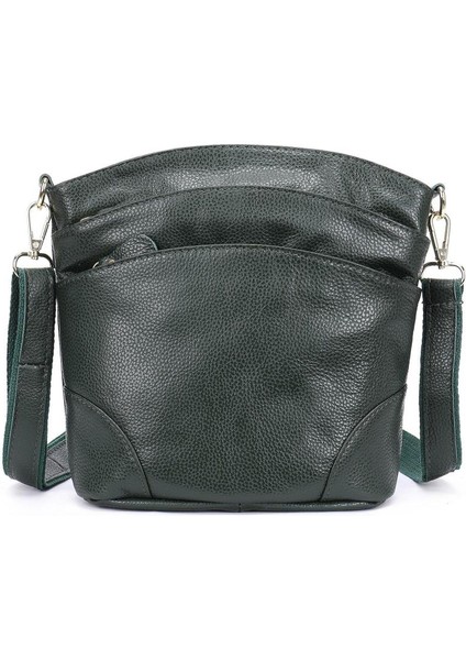 Siyah Johnature Eğlence Kadın Çantası Hakiki Deri 2022 Yeni Vintage Düz Renk Yumuşak Gerçek Dana Çok Yönlü Omuz Crossbody Çanta (Yurt Dışından) indirimleri