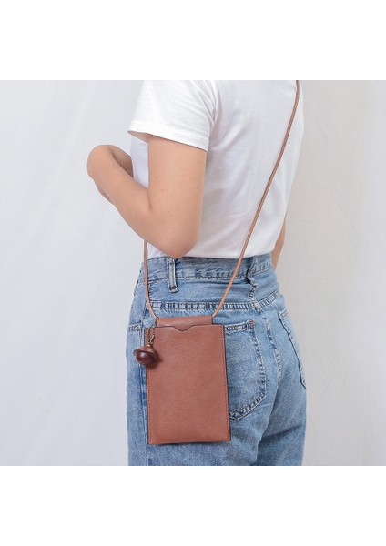 Kahverengi Jogujos Kadınlar Küçük Boy Sevimli Cep Telefonu Çantası Kız Için Hakiki Deri Moda Günlük Cep Telefonu Messenger Mini Bolsa Femle 2022 (Yurt Dışından) indirimleri