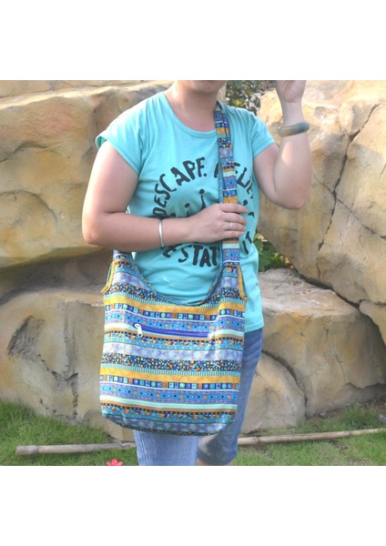 Hobo Askılı Çantalar Crossbody Omuz Çantası Hipster Fermuar Rahat Messenger Yıkanabilir Hippi Günlük Çevre Dostu Hippi Tote (Yurt Dışından) fırsatları