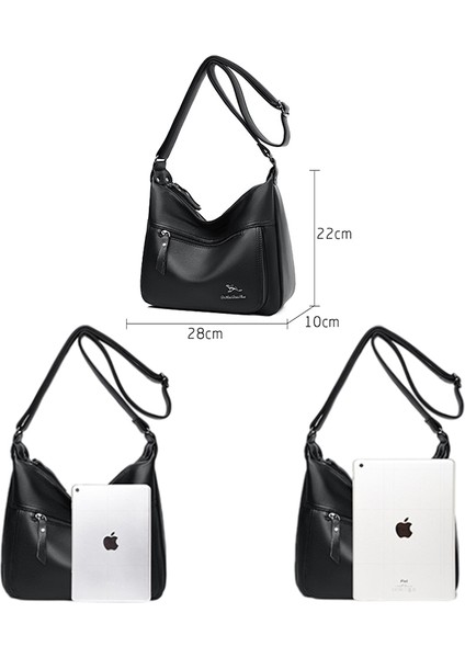 Şarap Kırmızısı Yüksek Kaliteli Marka Lüks Tasarımcı Kadın Omuz Çantası Kadın 2022 Bayanlar Trend Deri Messenger Kesesi Için Basit Crossbody Çanta (Yurt Dışından)